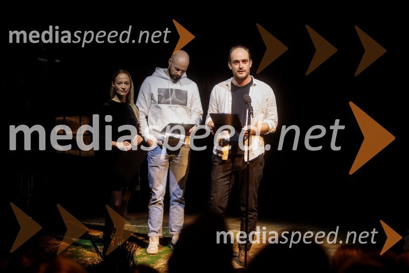  Viktorija Bencik Emeršič, igralka;  Jaka Lah, igralec;  ... Kdo se boji Virginie Woolf?, gledališki festival Ruta Grupa Triglav 2023