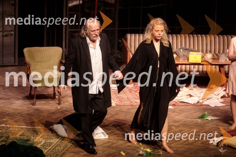  Rade Šerbedžija, igralec, glasbenik;  Katarina Bistrović Darvaš, igralkaKdo se boji Virginie Woolf?, gledališki festival Ruta Grupa Triglav 2023