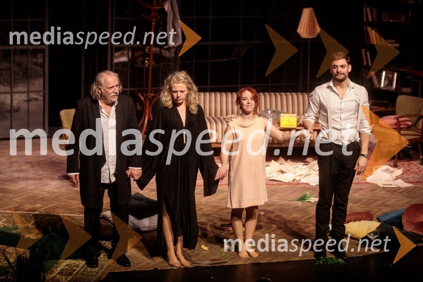  Rade Šerbedžija, igralec, glasbenik;  Katarina Bistrović Darvaš, igralka;  Nika Ivančić, igralka;  Milan Marić, igralecKdo se boji Virginie Woolf?, gledališki festival Ruta Grupa Triglav 2023