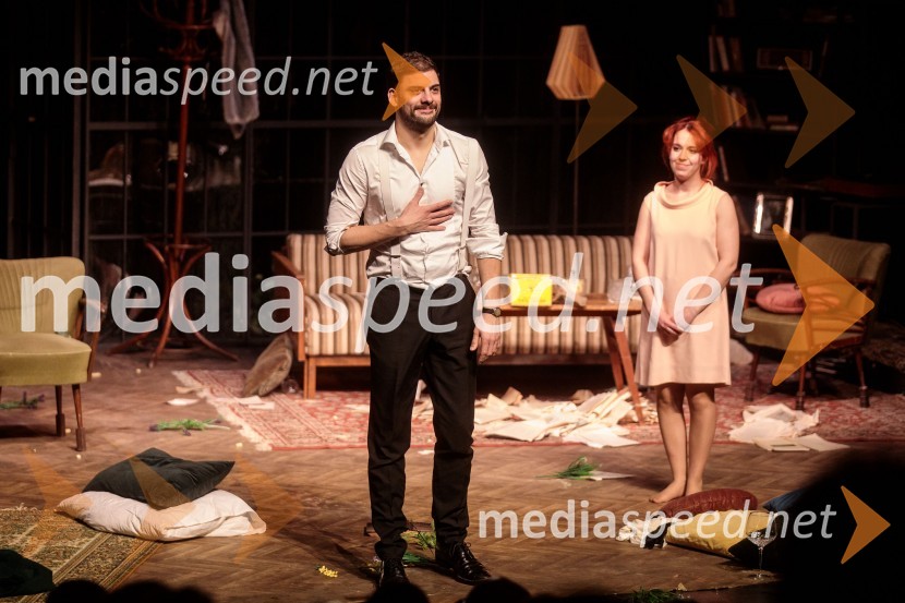  Milan Marić, igralec;  Nika Ivančić, igralkaKdo se boji Virginie Woolf?, gledališki festival Ruta Grupa Triglav 2023