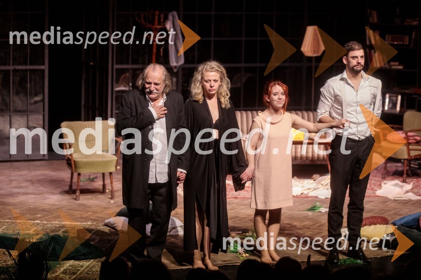  Rade Šerbedžija, igralec, glasbenik;  Katarina Bistrović Darvaš, igralka;  Nika Ivančić, igralka;  Milan Marić, igralecKdo se boji Virginie Woolf?, gledališki festival Ruta Grupa Triglav 2023