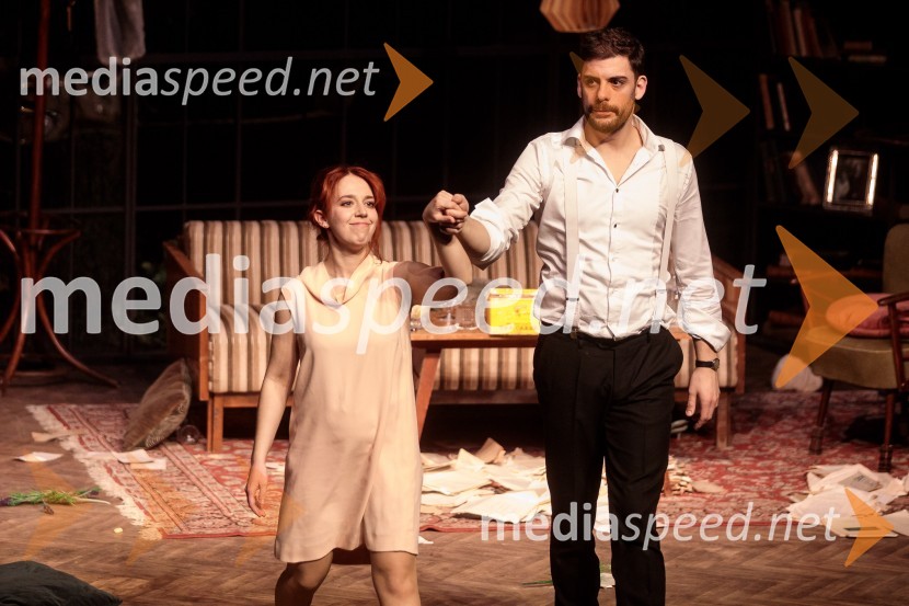  Nika Ivančić, igralka;  Milan Marić, igralecKdo se boji Virginie Woolf?, gledališki festival Ruta Grupa Triglav 2023