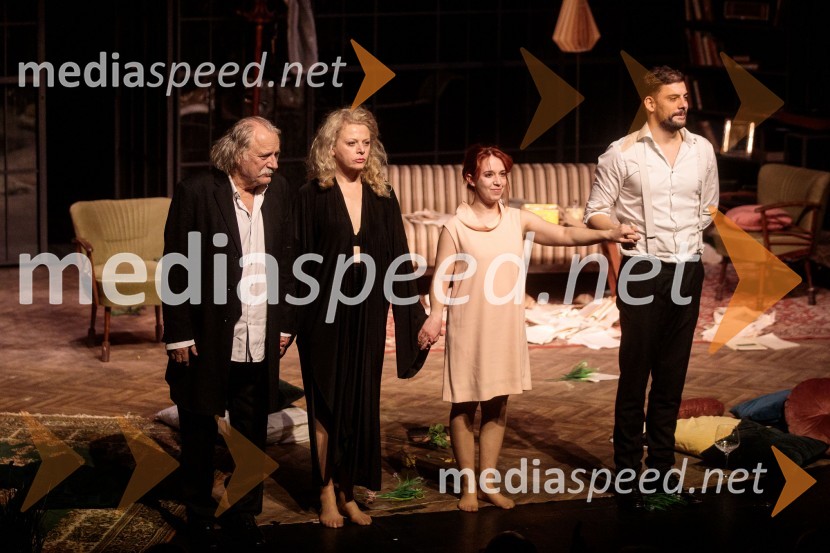  Rade Šerbedžija, igralec, glasbenik;  Katarina Bistrović Darvaš, igralka;  Nika Ivančić, igralka;  Milan Marić, igralecKdo se boji Virginie Woolf?, gledališki festival Ruta Grupa Triglav 2023