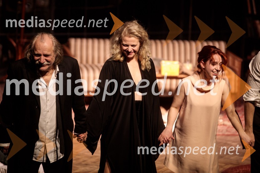  Rade Šerbedžija, igralec, glasbenik;  Katarina Bistrović Darvaš, igralka;  Nika Ivančić, igralkaKdo se boji Virginie Woolf?, gledališki festival Ruta Grupa Triglav 2023