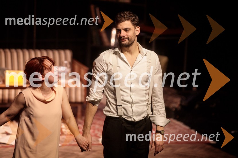  Nika Ivančić, igralka;  Milan Marić, igralecKdo se boji Virginie Woolf?, gledališki festival Ruta Grupa Triglav 2023