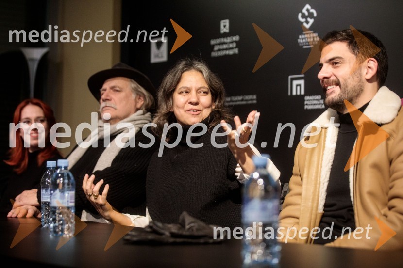  Nika Ivančić, igralka;  Rade Šerbedžija, igralec, glasbenik;  Lenka Udovički, režiserka, soproga Radeta Šerbedžije;  Milan Marić, igralecKdo se boji Virginie Woolf?, gledališki festival Ruta Grupa Triglav 2023