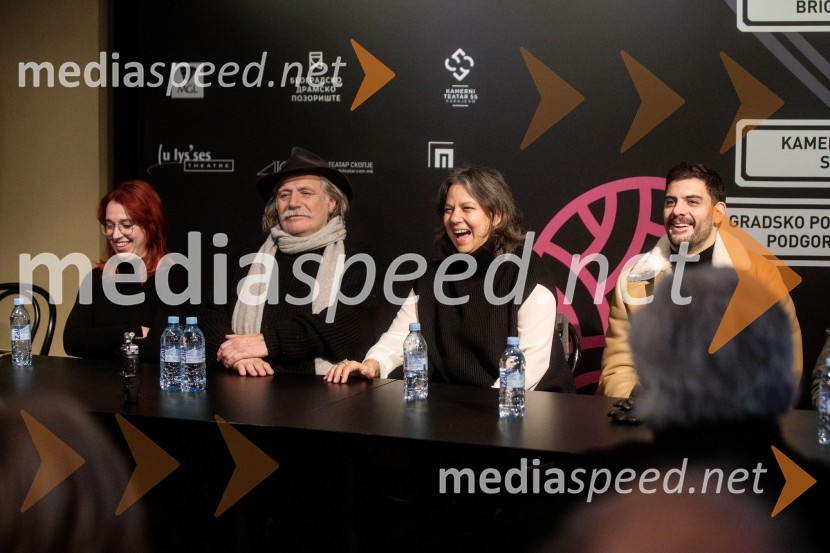  Nika Ivančić, igralka;  Rade Šerbedžija, igralec, glasbenik;  Lenka Udovički, režiserka, soproga Radeta Šerbedžije;  Milan Marić, igralecKdo se boji Virginie Woolf?, gledališki festival Ruta Grupa Triglav 2023