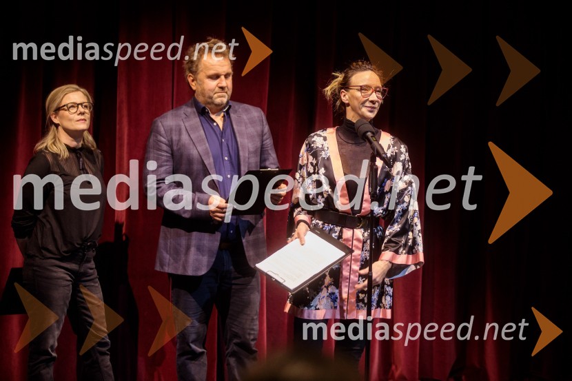  Jana Zupančič, igralka;  Lotos Vincenc Šparovec, igralec;  Mojca Funkl, igralkaZaljubljeni Shakespeare, predstava v sklopu gledališkega festivala Ruta Grupa Triglav 2023