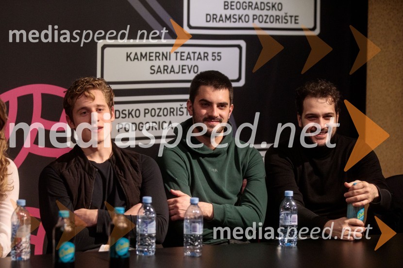  Luka Grbić, igralec;  Milan Zarić, srbski igralec;  Stojan Đorđević, igralecZaljubljeni Shakespeare, predstava v sklopu gledališkega festivala Ruta Grupa Triglav 2023