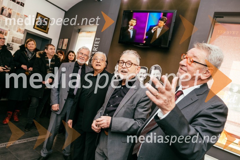  Dare Hering, glasbenik;  Oto Pestner, pevec;  Tomaž Kozlevčar, vokalist;  Marjan Petan, glasbenikOto Pestner in New Swing Quartet 55 let, napoved velike turneje