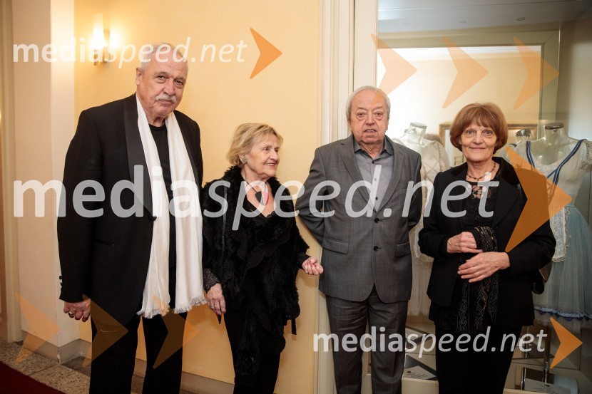 prof. Tomaž Habe, skladatelj, dirigent;  Vladimira Habe;  Jani Golob, skladatelj;  Zvezdana GolobItalijanka v Alžiru, premiera opere v SNG Opera in balet Ljubljana