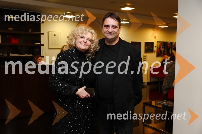  Katja Pegan,  direktorica in režiserka, Gledališče Koper Teatro Capodistria;  Marjan  Nećak, režiser, skladatelj in scenografLepa Vida, premiera predstave, Gledališče Koper