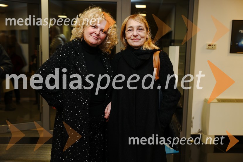  Katja Pegan,  direktorica in režiserka, Gledališče Koper Teatro Capodistria; dr. Alja  Brglez, nekdanja vodja kabineta predsednika RSLepa Vida, premiera predstave, Gledališče Koper