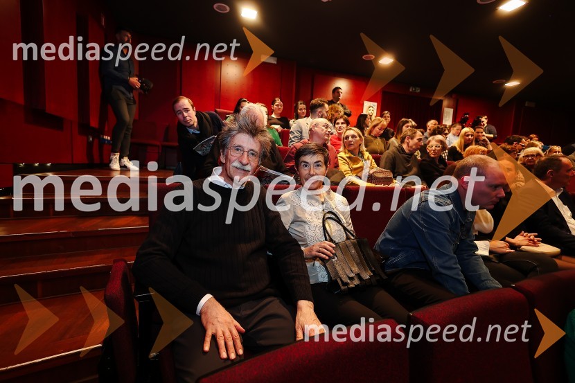  Jožko  Čuk, nekdanji direktor GZS, nekdanji direktor SNG Nova Gorica;  Jasna Čuk Rupnik, zdravnicaLepa Vida, premiera predstave, Gledališče Koper