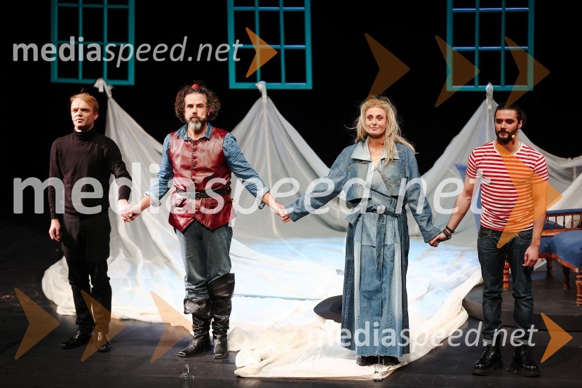  Rok  Matek, igralec;  Danijel Malalan, igralec;  Anja Drnovšek, igralka;  Blaž Popovski, igralecLepa Vida, premiera predstave, Gledališče Koper