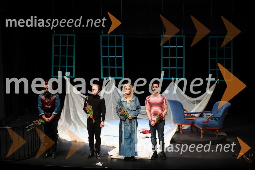  Danijel Malalan, igralec;  Rok  Matek, igralec;  Anja Drnovšek, igralka;  Blaž Popovski, igralecLepa Vida, premiera predstave, Gledališče Koper