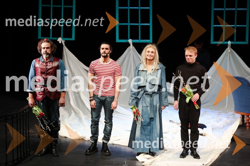  Danijel Malalan, igralec;  Blaž Popovski, igralec;  Anja Drnovšek, igralka;  Rok  Matek, igralecLepa Vida, premiera predstave, Gledališče Koper