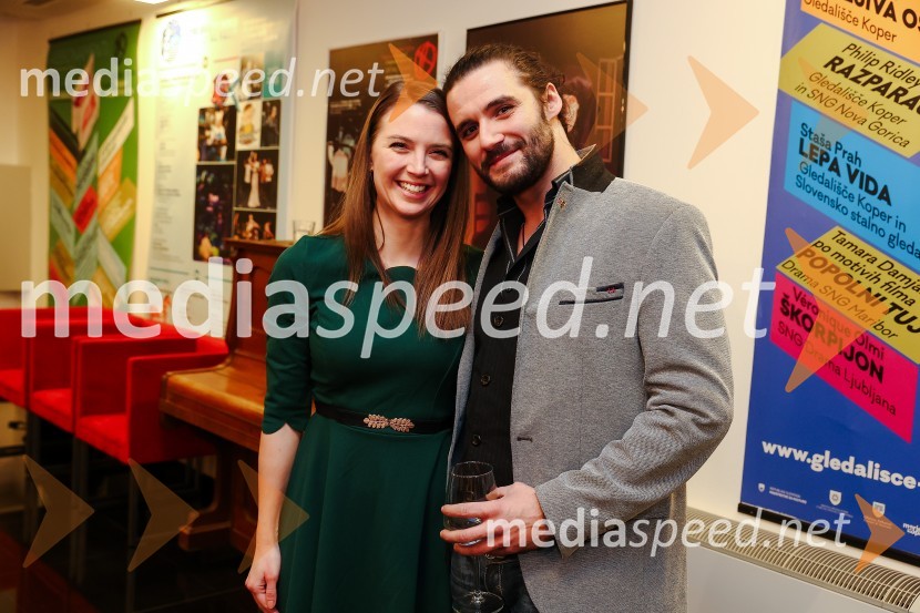  ... ;  Blaž Popovski, igralecLepa Vida, premiera predstave, Gledališče Koper