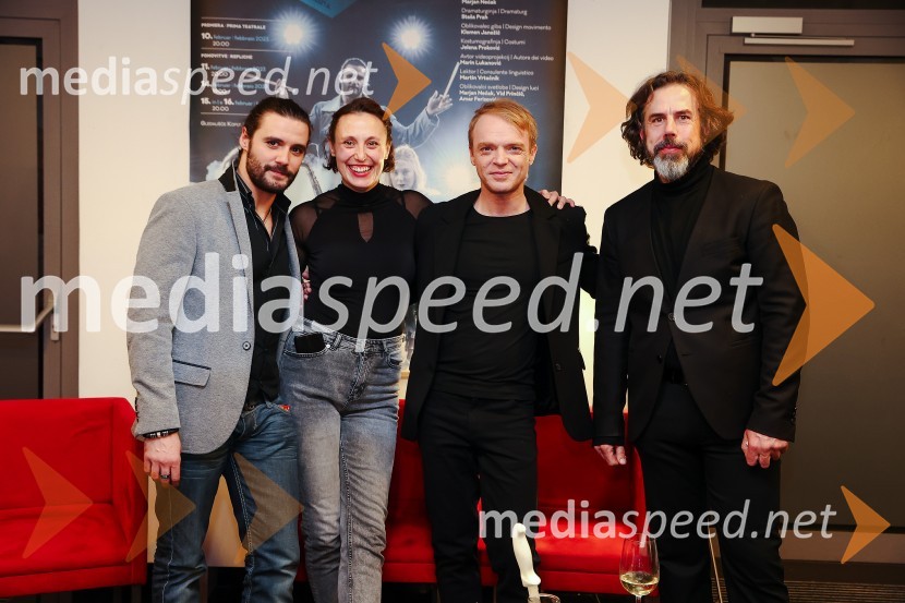  Blaž Popovski, igralec;  Anja Drnovšek, igralka;  Rok  Matek, igralec;  Danijel Malalan, igralecLepa Vida, premiera predstave, Gledališče Koper