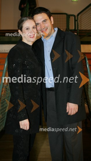 Nataša Tič Ralijan, igralka in njen mož Gašper Tič, igralecRazglasitev Slovenca leta 2005 Nedeljskega dnevnika