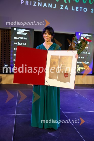  Gloria Kotnik, deskarka na snegu 58. podelitev Bloudkovih priznanj za leto 2022