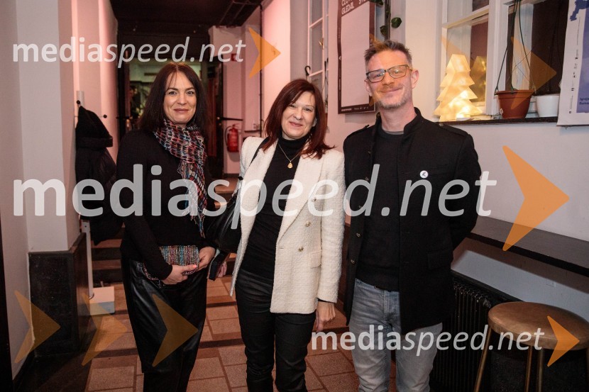  Marjeta Malus;  Sonja Reiser-Weinzettl, direktorica, Avstrijski kulturni forum Ljubljana;  Tibor Mihelič Syed, direktor, Slovensko mladinsko gledališčeLjubimki, premiera predstave v SMG Ljubljana