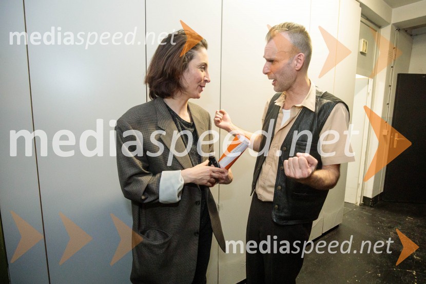  Daša Doberšek, igralka;  Boris  Šeparović, igralecLjubimki, premiera predstave v SMG Ljubljana