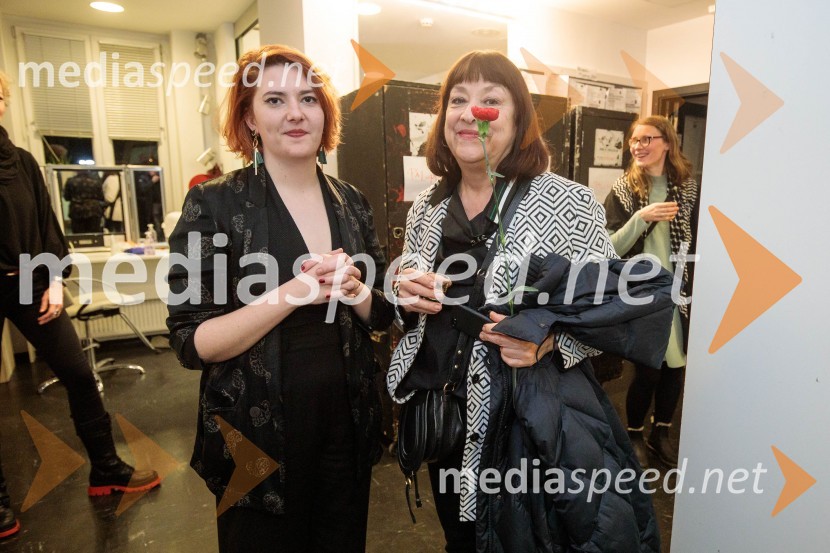  Nina  Ramšak Marković, režiserka;  Damjana Černe, igralkaLjubimki, premiera predstave v SMG Ljubljana