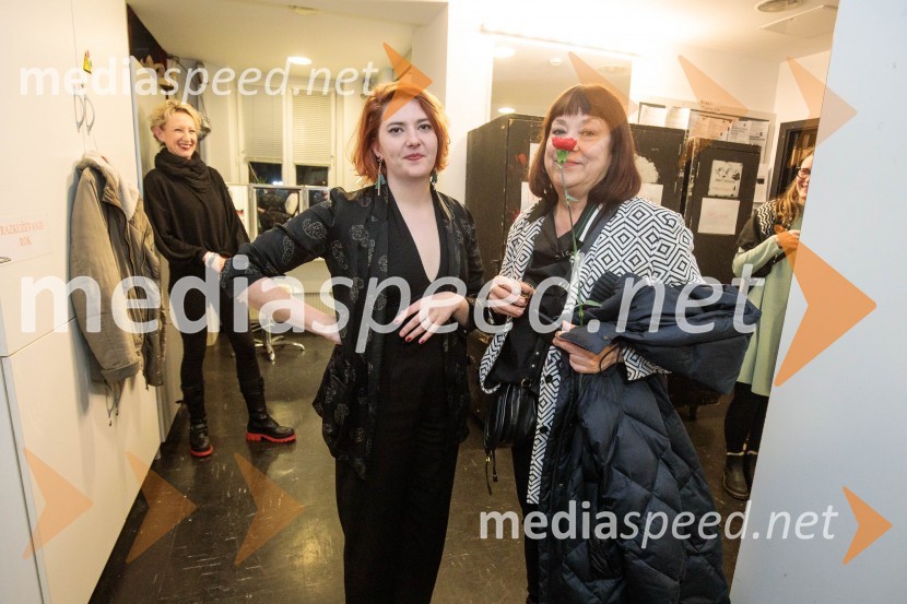  Nina  Ramšak Marković, režiserka;  Damjana Černe, igralkaLjubimki, premiera predstave v SMG Ljubljana