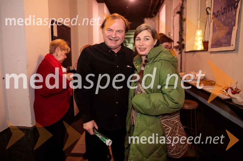 dr. Tomaž Toporišič, dramaturg;  Romana Šalehar, igralkaLjubimki, premiera predstave v SMG Ljubljana