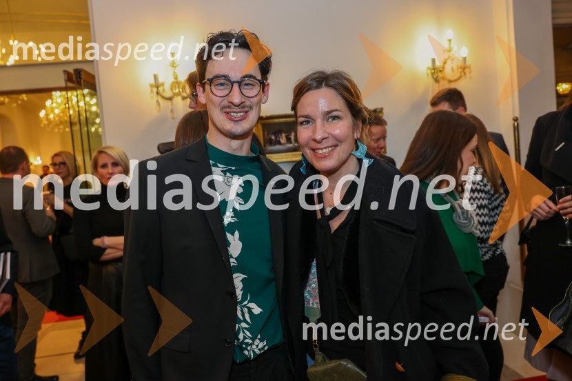  Žan Koprivnik, igralec;  Ana Urbanc, igralkaFrank V., premiera drame v SNG Maribor