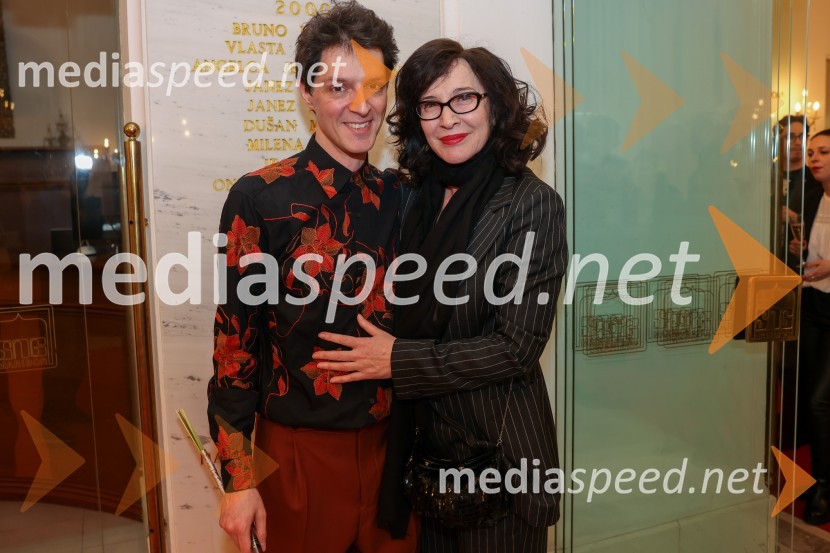  Miloš Lolić, režiser;  Senka Bulić, direktorica HNK VaraždinFrank V., premiera drame v SNG Maribor