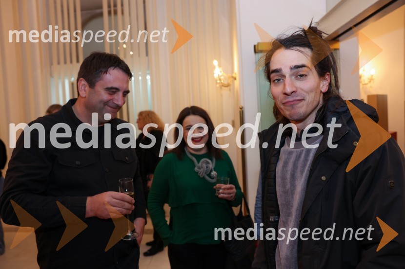  Marjan Nećak, skladatelj;  Aneta Nećak;  Petja Labović, igralecFrank V., premiera drame v SNG Maribor