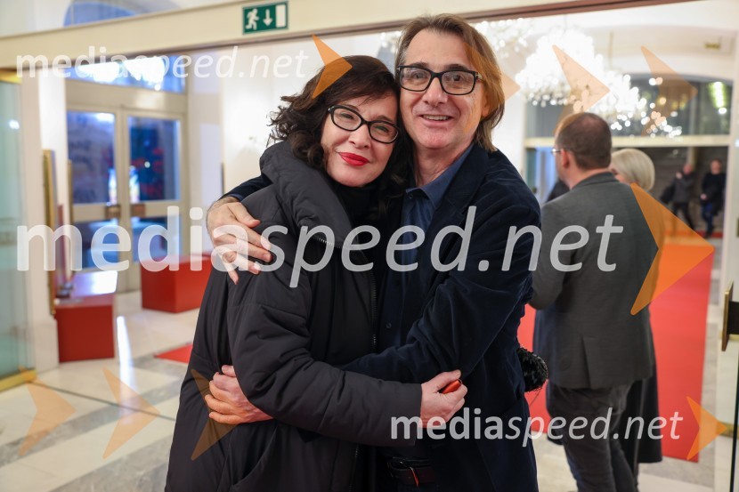  Senka Bulić, direktorica HNK Varaždin;  Aleksandar  Popovski, režiser, umetniški direktor Drame SNG MariborFrank V., premiera drame v SNG Maribor