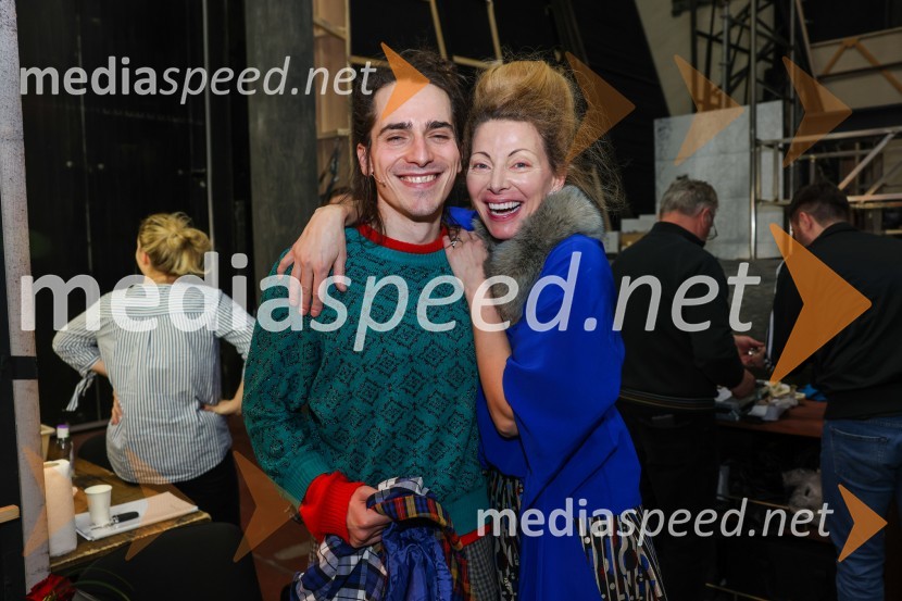  Petja Labović, igralec;  Nataša Matjašec Rošker, igralkaFrank V., premiera drame v SNG Maribor