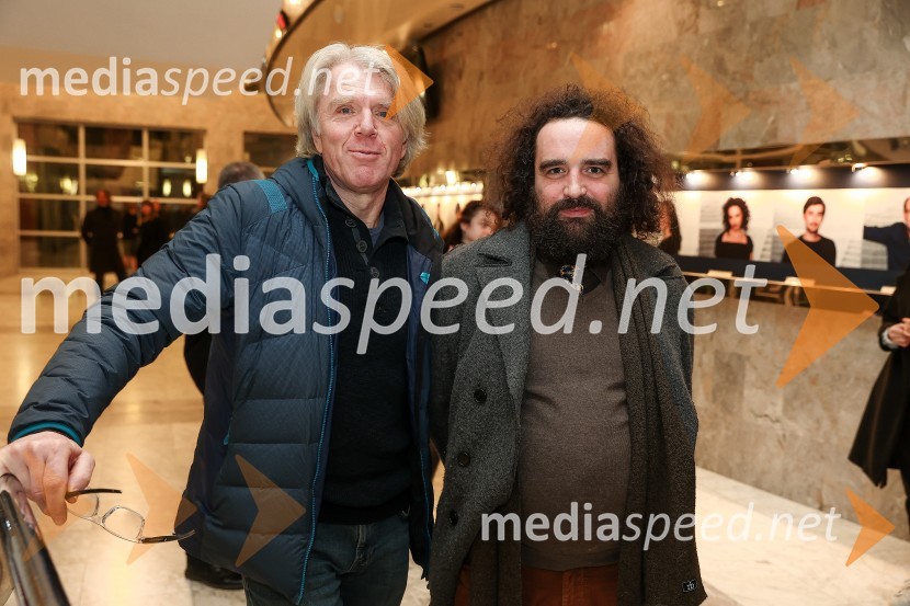  Branko Završan, igralec;   Jure Novak, režiser, direktor, Prešernovo gledališče KranjAntigona, premiera drame, SNG Nova Gorica