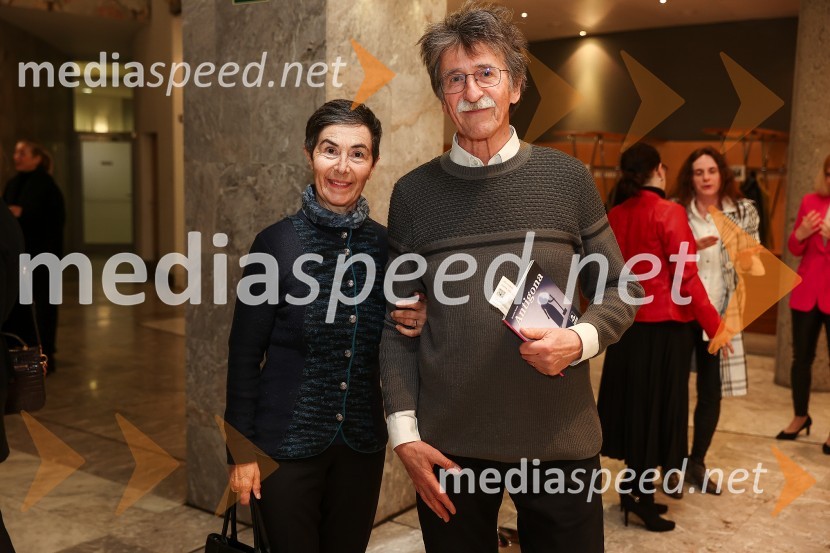  Jasna Čuk Rupnik, zdravnica;  Joško Čuk, nekdanji direktor SNG Nova GoricaAntigona, premiera drame, SNG Nova Gorica