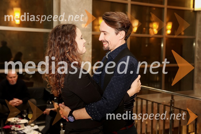  Barbara Kramar, Novartis v Sloveniji;  Jure Kopušar, igralecAntigona, premiera drame, SNG Nova Gorica