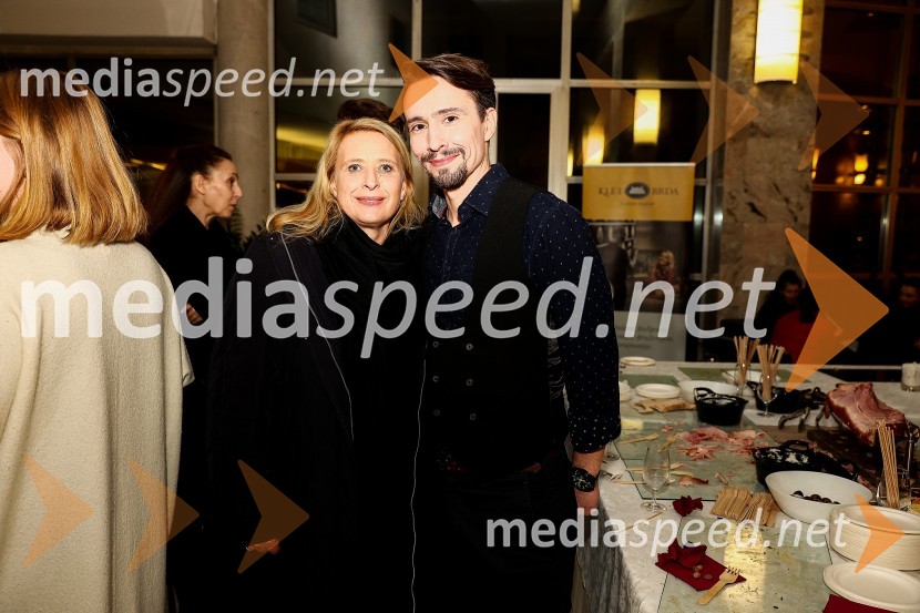  Tatjana Doma, dramaturginja SLG Celje;  Jure Kopušar, igralecAntigona, premiera drame, SNG Nova Gorica