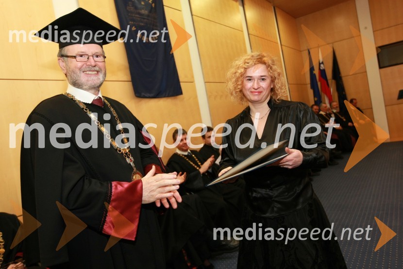 Prof. dr. Ivan Rozman, rektor Univerze v Mariboru in ...Rektorjev dan Univerze v Mariboru 2009, promocija doktorjev znanosti in podelitev nagrad