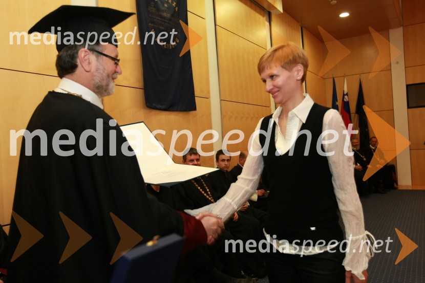 Prof. dr. Ivan Rozman, rektor Univerze v Mariboru in ...Rektorjev dan Univerze v Mariboru 2009, promocija doktorjev znanosti in podelitev nagrad