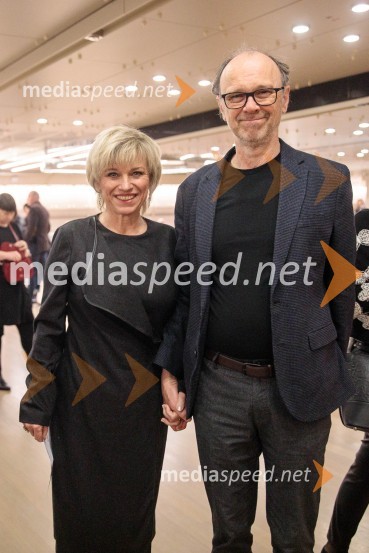  Romana  Krajnčan, pevka;  Lojze  Krajnčan, dirigent Big Banda RTV Slovenija Miroslav Krleža: V agoniji, drama, Cankarjev dom