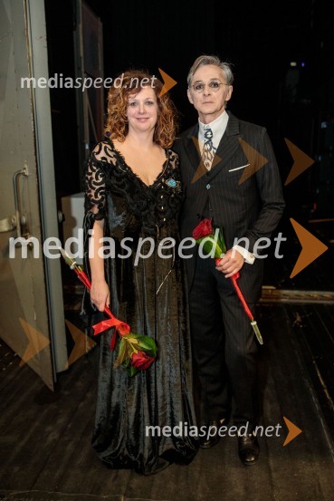  Nina Violić, igralka;   Livio Badurina, igralecMiroslav Krleža: V agoniji, drama, Cankarjev dom