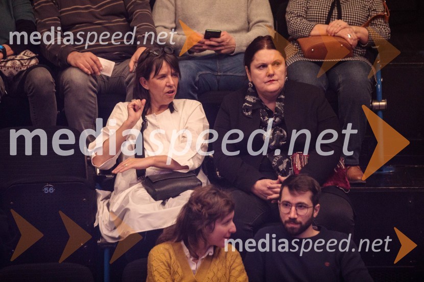  Barbara Rogelj, vodja humanističnega in kulturno-vzgojnega programa, Cankarjev dom;  Uršula Cetinski, generalna direktorica, Cankarjev domGorjanci, premiera, Cankarjev dom