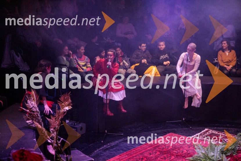  Zvezdana Novaković , pevka, harfistka, igralka, performerka;  Nataša Keser, igralkaGorjanci, premiera, Cankarjev dom