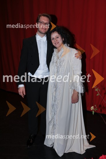  Ayrton Desimpelaere, belgijski dirigent;  Martina  Zadro, operna pevkaLa Traviata, 20. obletnica aktualne postavitve, SNG Opera in balet Ljubljana