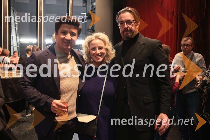  Jenish Ysmanov, operni pevec;  Martina  Zadro, operna pevka;  Marko  Hribernik, dirigent, umetniški direktor opereLa Traviata, 20. obletnica aktualne postavitve, SNG Opera in balet Ljubljana