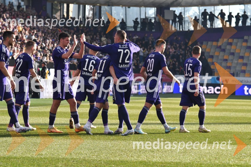  Martin Milec, nogometaš, NK Maribor;  ... ;  Aljaž Antolin, nogometaš, NK Maribor;  Ivan Brnić, nogometaš, NK Maribor;  Josip Iličić, nogometaš, NK Maribor;  Max  Watson, nogometaš, NK Maribor;  Jan Repas, nogometaš, NK MariborMaribor premagal Olimpijo v večnem derbiju