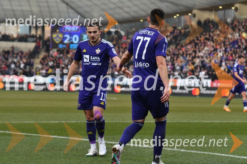  Ivan Brnić, nogometaš, NK Maribor;  Žan Vipotnik, nogometaš, NK MariborMaribor premagal Olimpijo v večnem derbiju