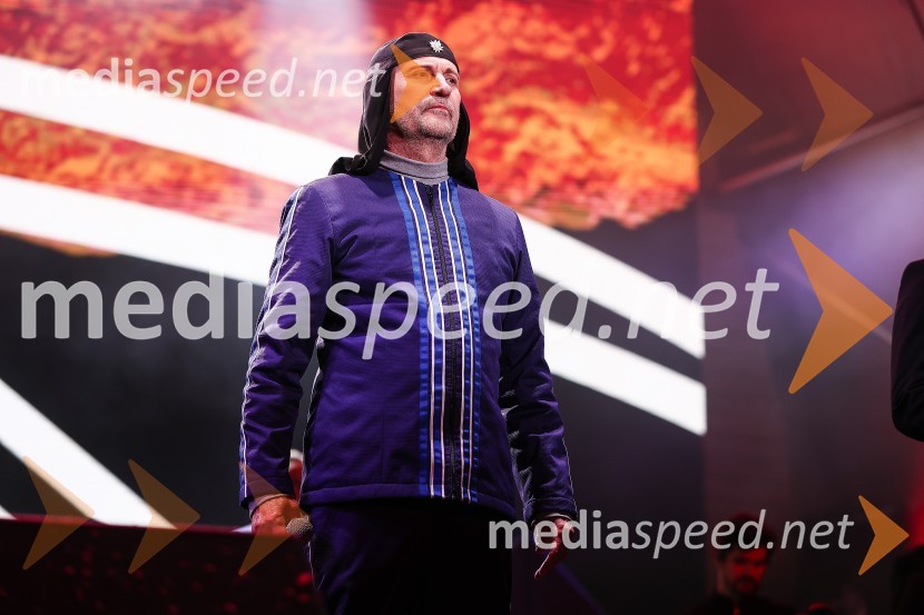  Milan Fras, vokal, skupina Laibach43. FIS svetovno prvenstvo v nordijskem smučanju, slovesnost ob odprtju